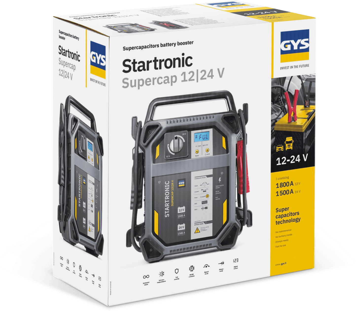 GYS STARTRONIC SUPERCAP 12/24 V - 082816