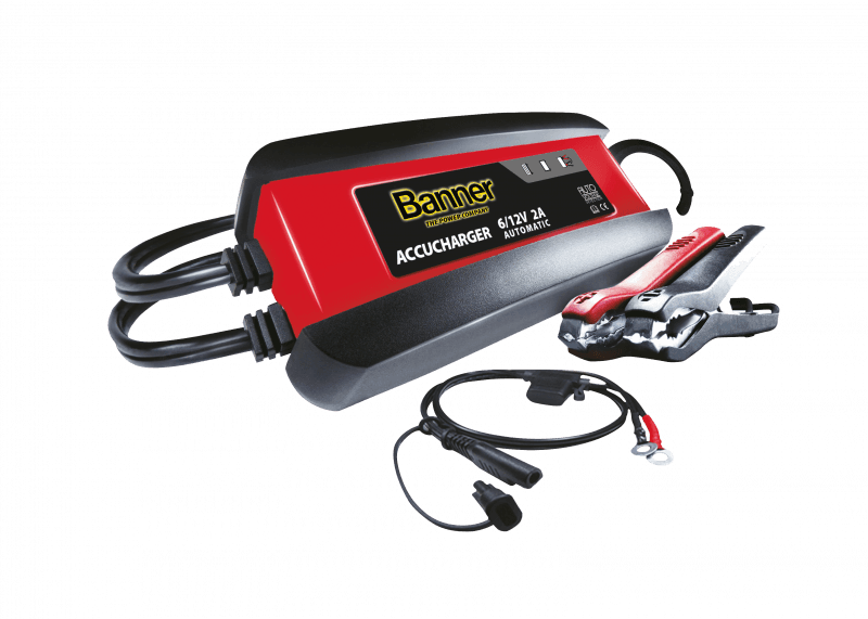 Banner Accucharger 2A Fully Automatic 6/12V Charger