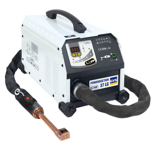 GYS Advanced Powerduction Induction Heater + Coolant U56992 with 3.7kW power, digital controls, and water-cooled cable for intensive workshop use
