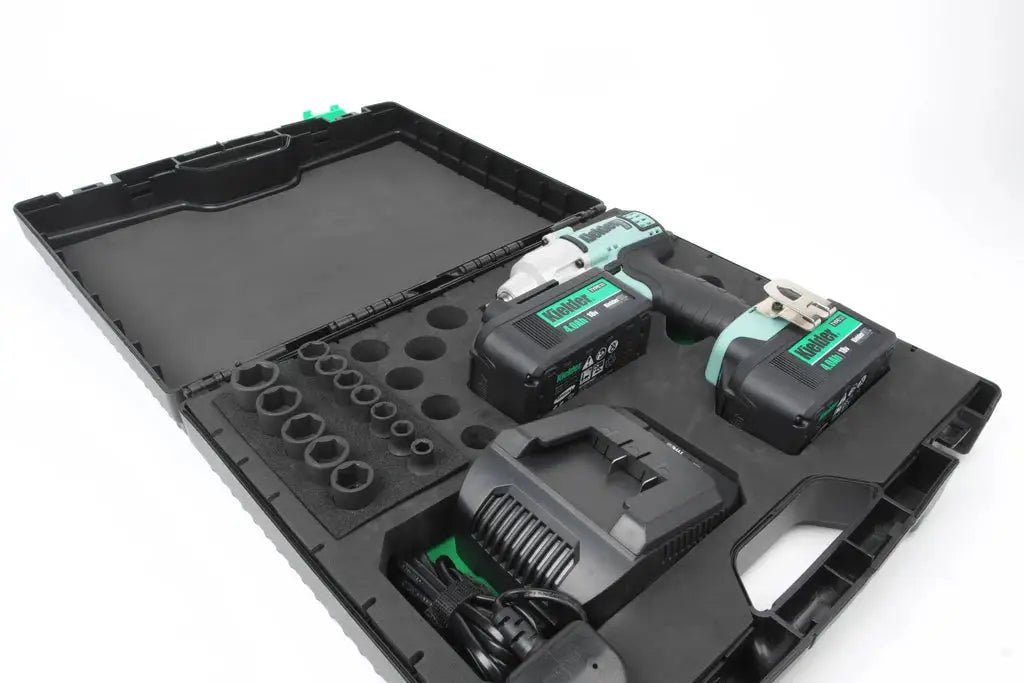 Kielder 18V 3/8" IMPACT WRENCH WITH 12PC SOCKET SET KWT-002-24 + Free Bare Combi Drill