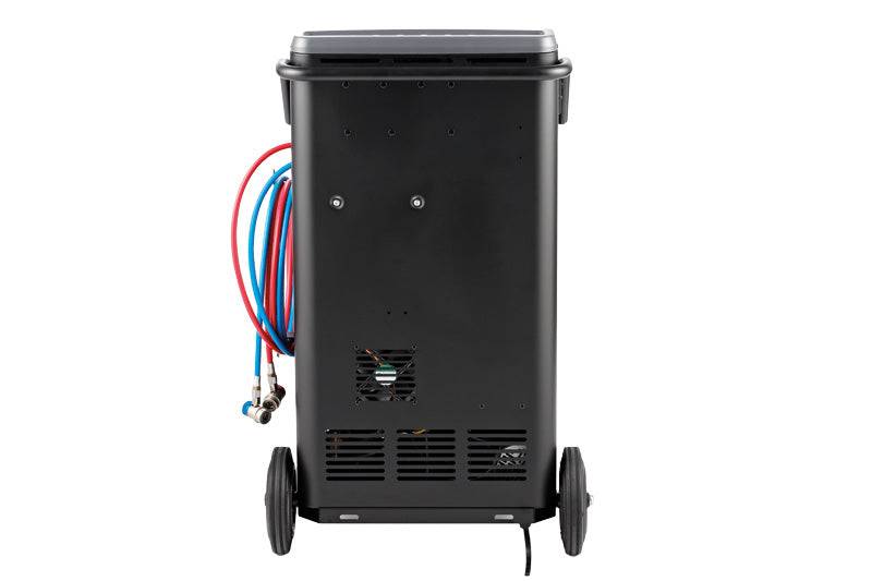 Rear view of MAHLE ArcticPRO ACX420 R1234YF Aircon Machine with dual hose connectors and ventilation panel, ideal for vehicle A/C servicing.