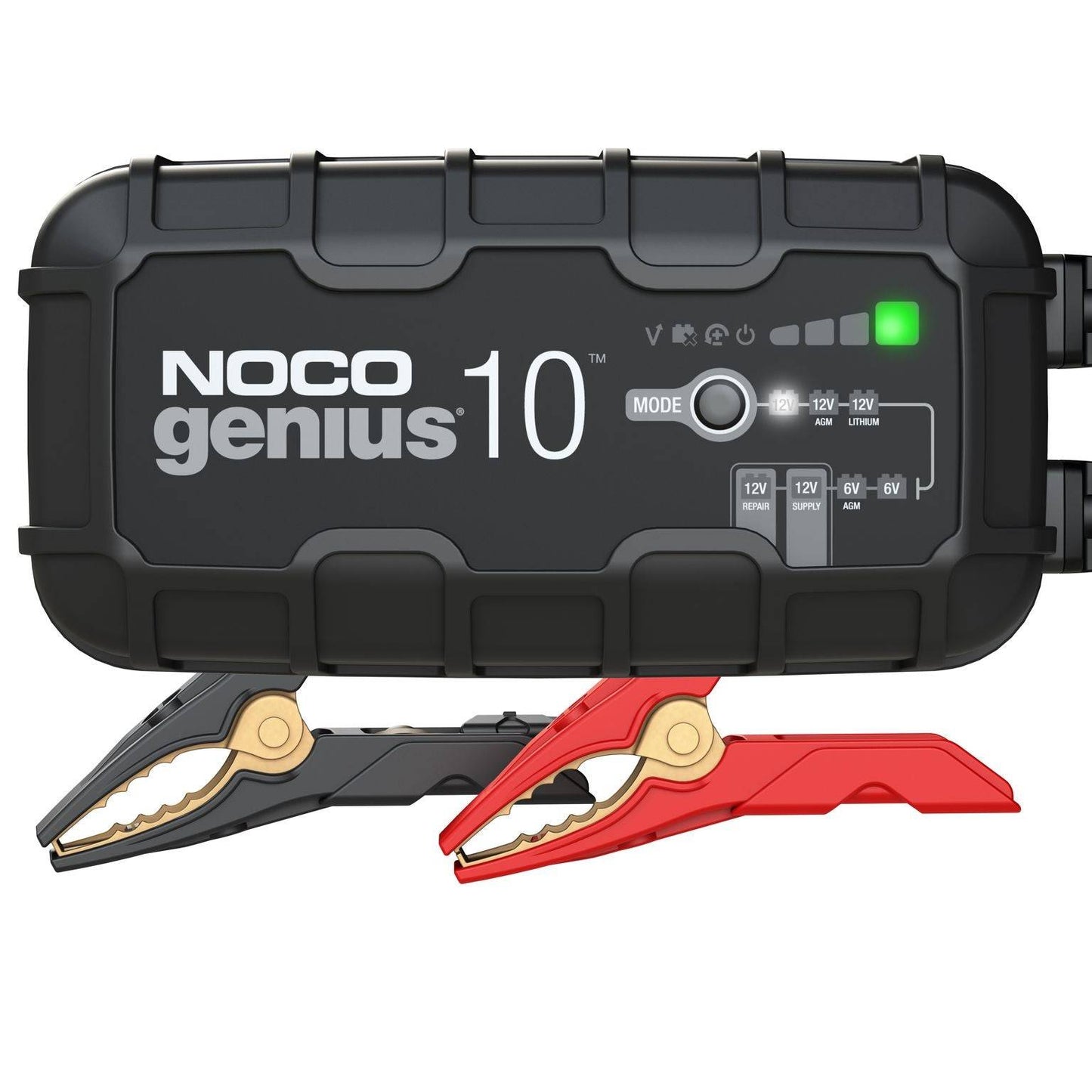 NOCO 6V & 12V 10 AMP BATTERY CHARGER, BATTERY MAINTAINER, AND BATTERY DESULFATOR