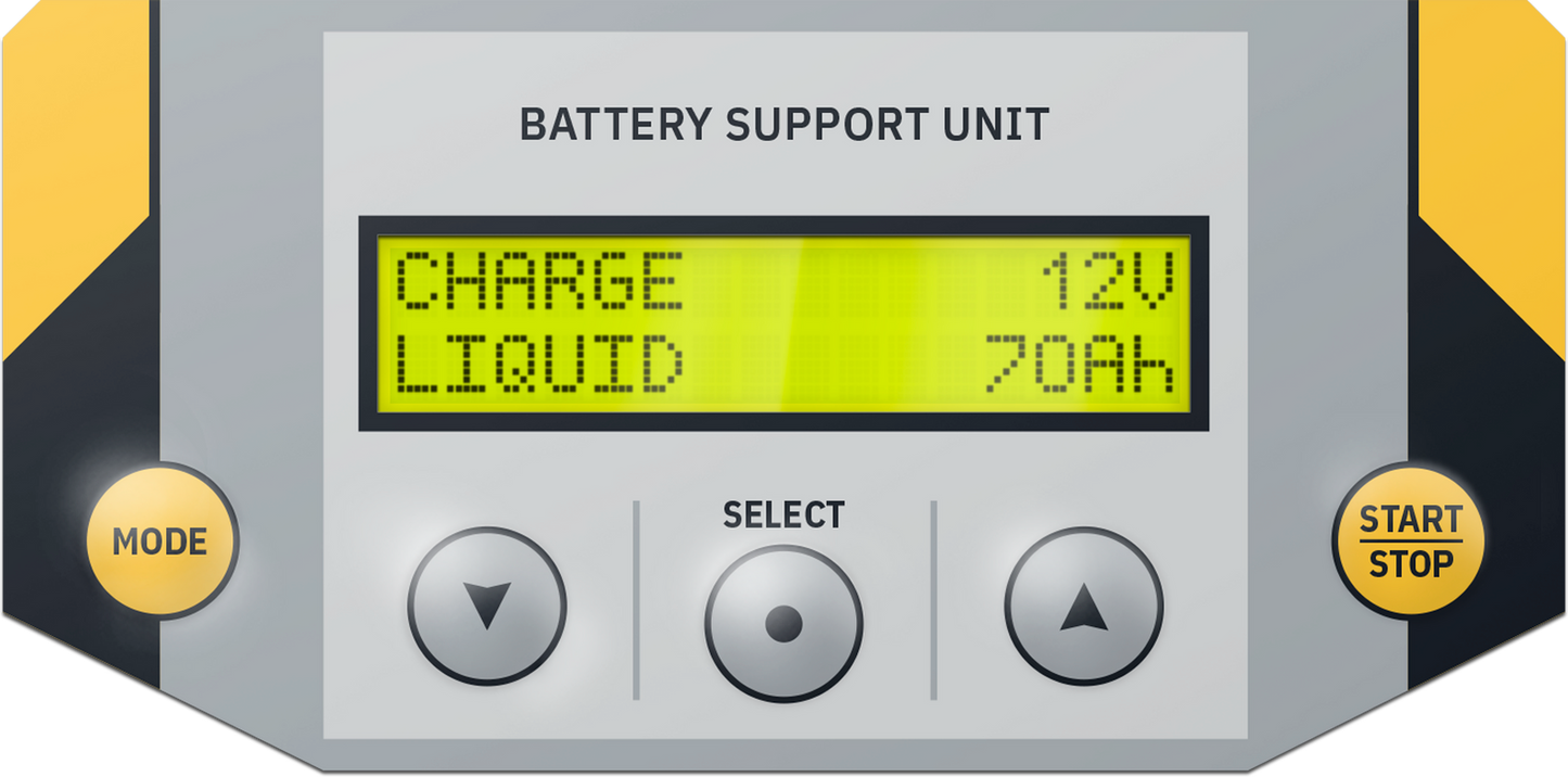 GYSFLASH Battery Support Unit & Diagnostic Charger 100.12 029453 control panel