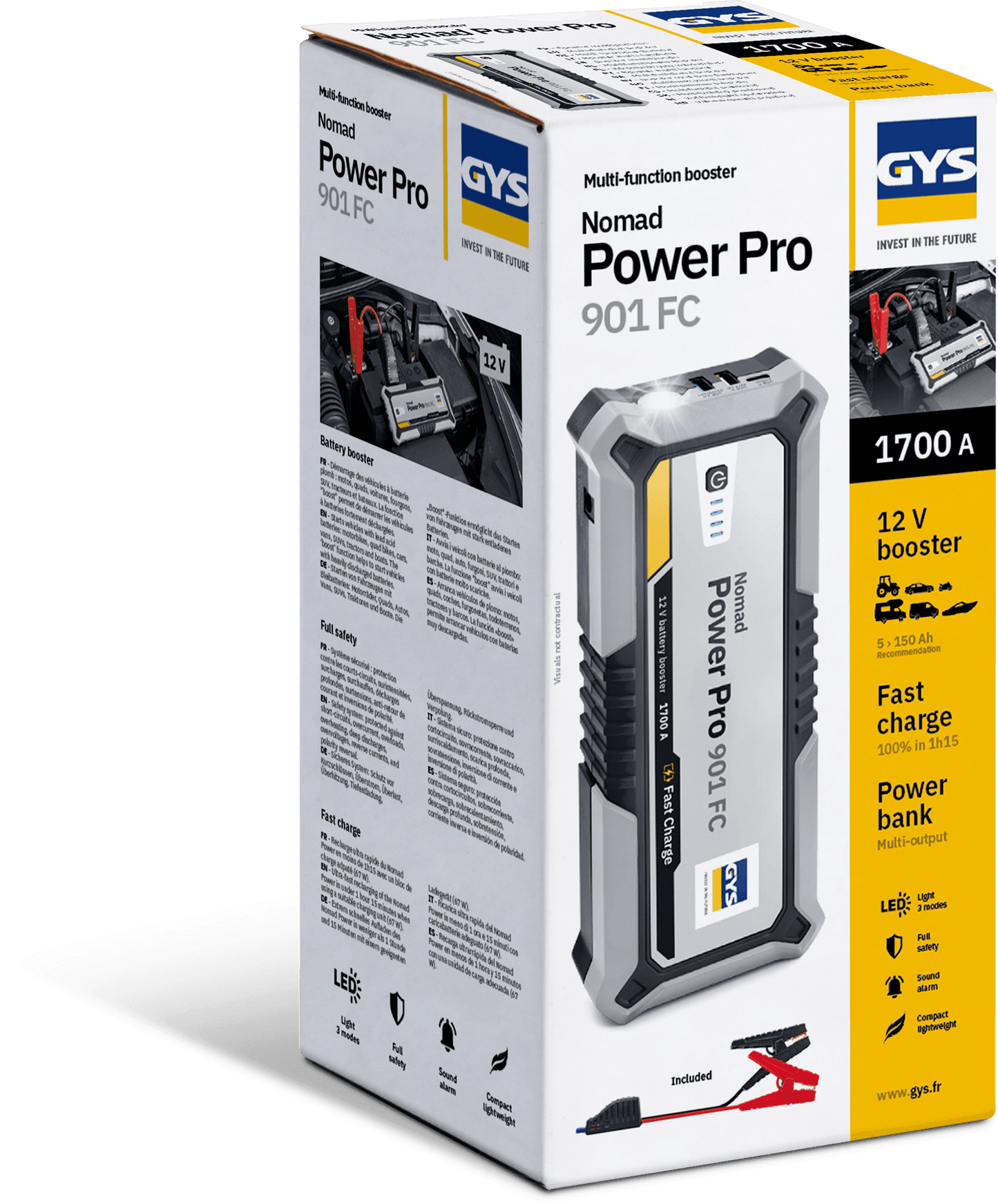 GYS BOOSTER LITHIUM NOMAD POWER PRO 901 FC - 085879