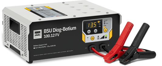GYS BSU Diag-Batium 100.12 FV battery support unit and charger with digital display, for workshop vehicle diagnostics and reprogramming - SKU: 088443