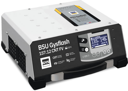 GYSFLASH 157.12 CNT FV 150A Battery Support Unit & Charger – 089969