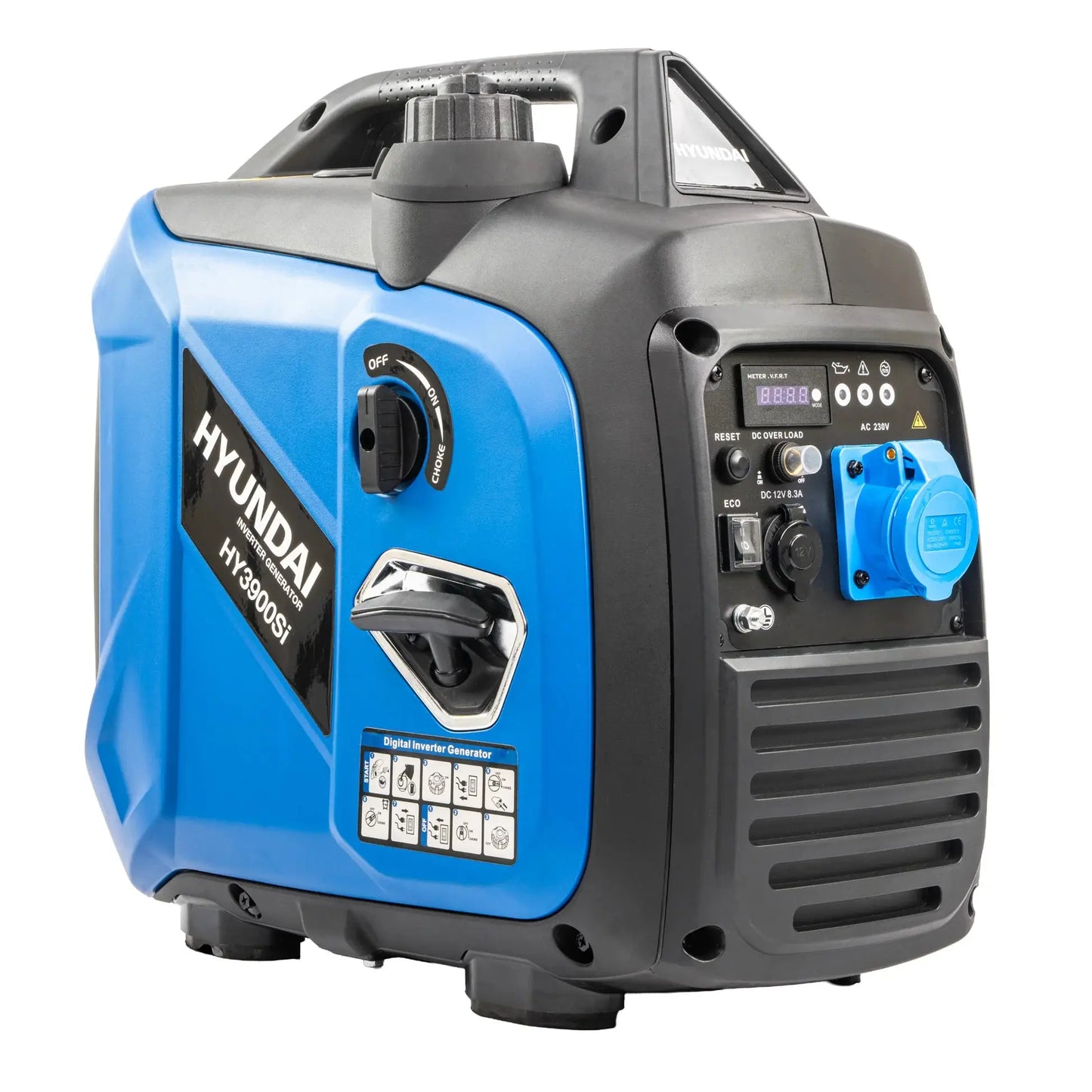 Hyundai HY3900Si 3.3kW 3300W Petrol Inverter Generator