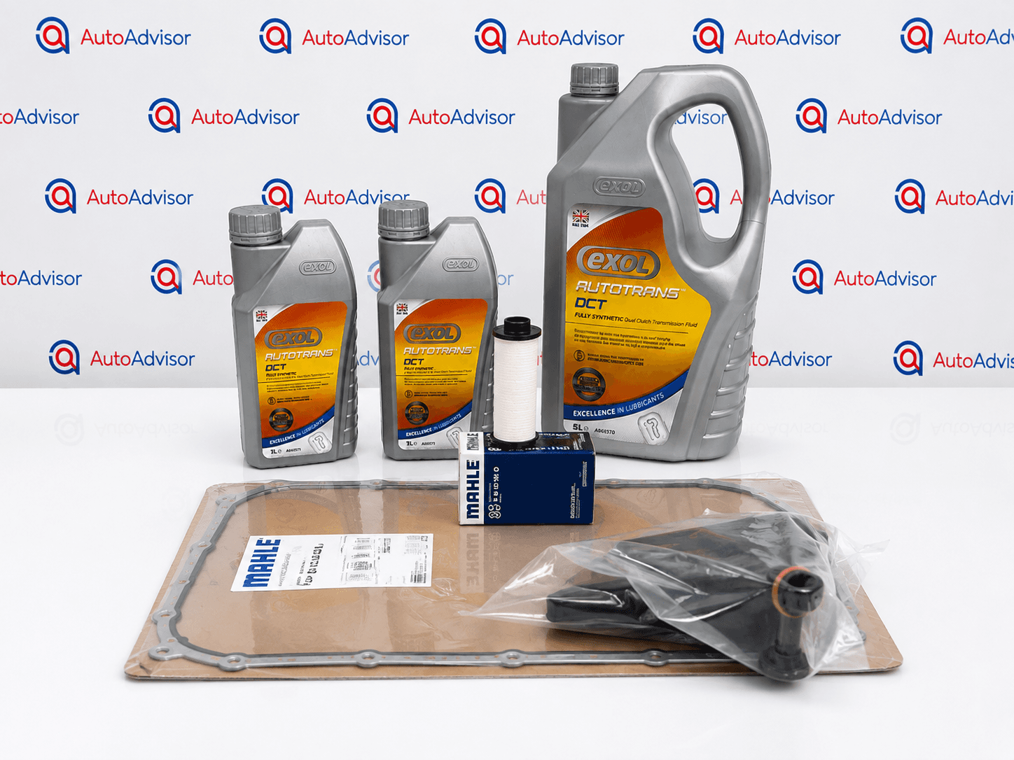 Audi 0B5 S-Tronic 7-Speed Gearbox Service Kit – 7L Exol DCT A043 Oil + MAHLE Filters