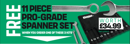 Kielder impact wrench kit comes with free spanner set